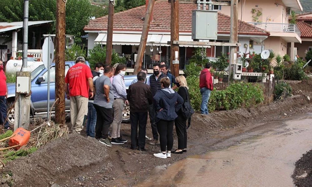 Κλιμάκιο του ΚΙΝΑΛ στις πληγείσες περιοχές της Φθιώτιδας και της Καρδίτσας